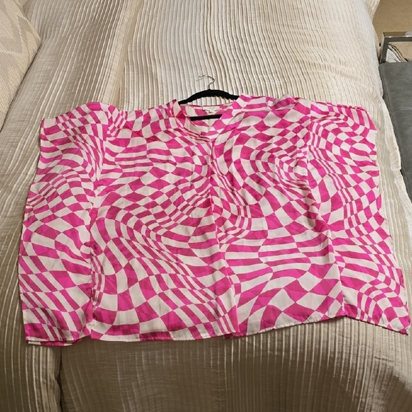 ODDY Pink and White Swirl Mini Dress - Picture 13 of 15